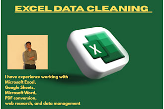 clean, format, merge, split data in excel