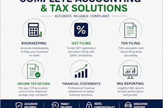 provide professional accounting gst tds and tax services