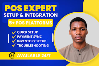 integrate and configure toast, square, clover and shopify pos systems