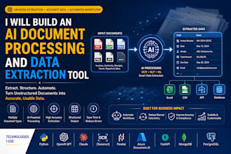 build an ai document processing and data extraction tool