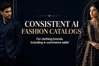 create consistent ai fashion catalogue images for clothing brands