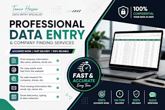 do accurate data entry b2b lead generation and data scraping