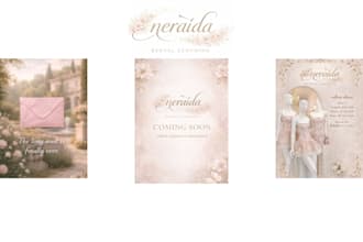 design a cohesive brand identity and promotional graphics