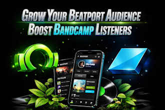 grow beatport audience bandcamp listeners with organic promotion