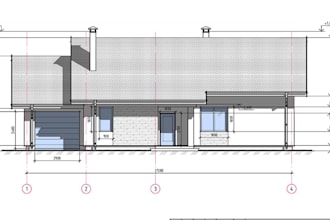 do autocad assignment, elevation plan drafting and section, 2d floor plan design