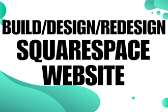 design, redesign, clone or build squarespace website professionally