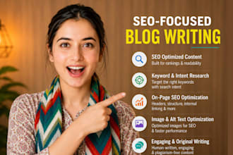 do SEO focused blog writing
