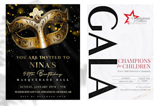 design elegant invitation cards