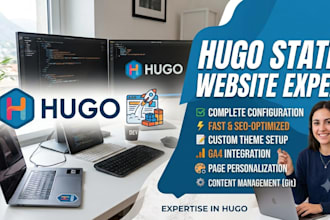 create fast static hugo site with ga4 for you