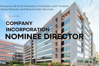 provide uk nominee director, US nominee, company shareholder