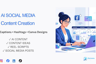create ai content for social media