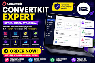 setup convertkit newsletter kit email sequence kit email automation convertkit