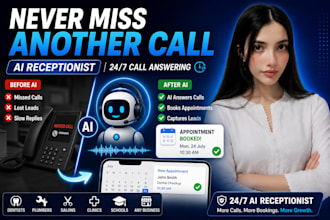 build an ai receptionist for calls and appointment booking