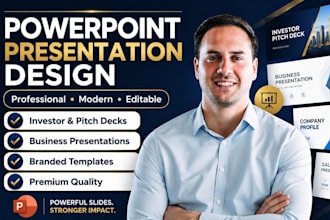 create professional powerpoint presentation branded powerpoint template design