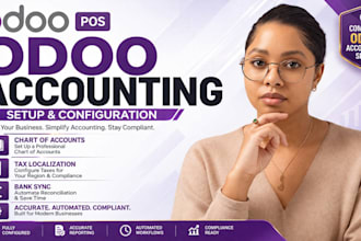 setup odoo erp, chart of accounts, tax, bank sync, odoo pos, odoo website