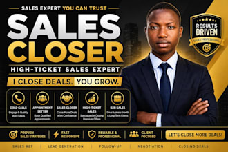 sales closer high ticket sales sales rep appointment setter b2b sales cold calls