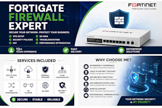 configure fortigate firewall VPN nat and security policies