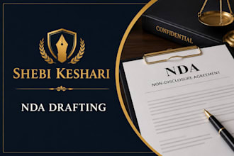 draft a professional nda or non disclosure agreement for your business