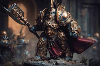 offer miniature painting commissions and consultancies