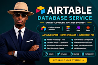 do airtable database, airtable automation, airtable crm workflow, softr portal