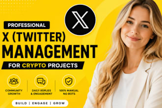 be your crypto x twitter manager for organic growth