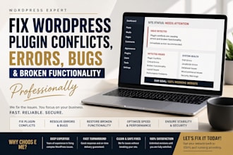fix wordpress website bugs, fatal errors and plugin conflicts
