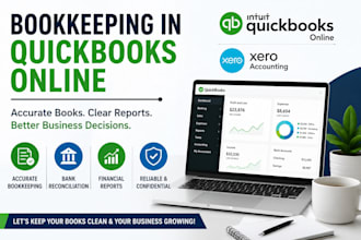 do bookkeeping in quickbooks online