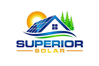 design awesome solar logo