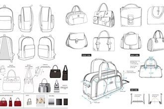 design premium handbags, backpacks, wallets, luggage, and create tech packs