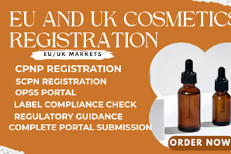 guide you to register your cosmetic product in eu and uk cpnp scpn opss portal