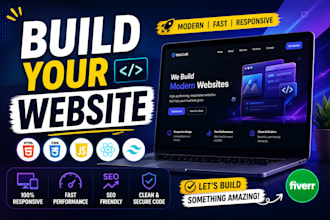 professionally build website or brand website