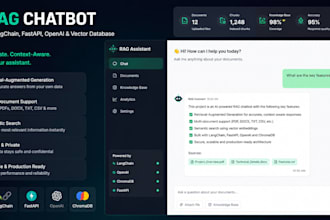 build ai rag chatbot using langchain openai fastapi