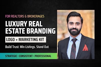 design luxury real estate branding and marketing kit for realtors