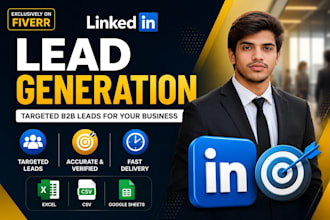 do linkedin lead, b2b lead generation, email verified