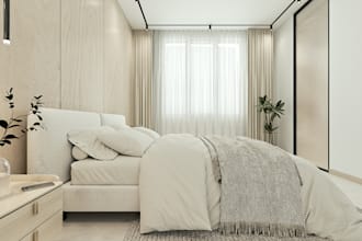 do 3d bedroom interior design and realistic rendering