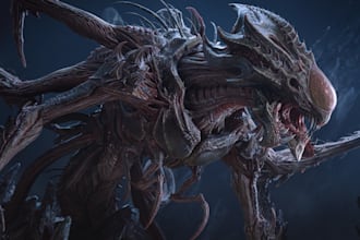 do 3d animal model, creature monster and dragon model with rigging and animation