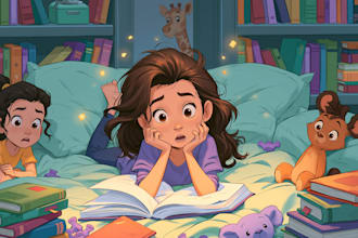 draw children story book illustration and book illustration