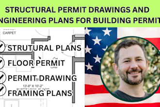 prepare structural permit drawings and engineering plans for building permit