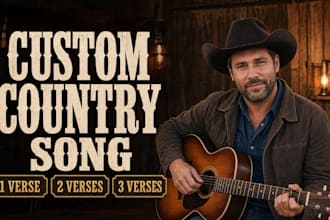 create a custom country song from your story
