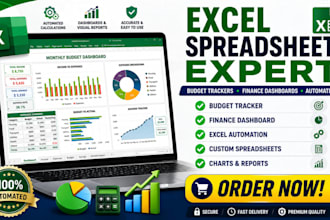 create excel automated budget spreadsheet, finance spreadsheet, budget tracker