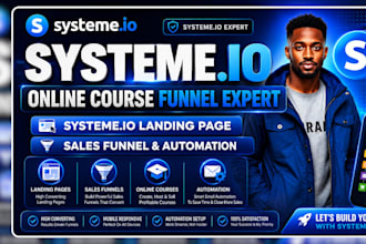 build systeme io online course funnel systeme io sales funnel systeme io website