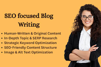 do SEO focused blog writing