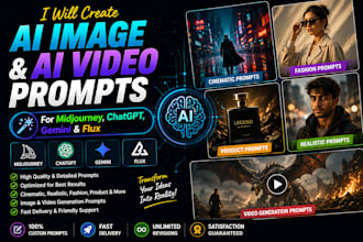 create ai image and video prompts