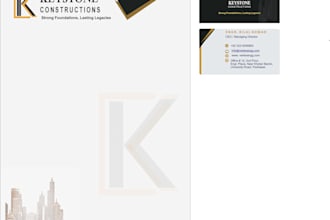design premium business card and letterhead