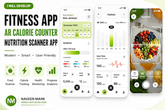 build ar fitness app, ar calorie counter, nutrition scanner app
