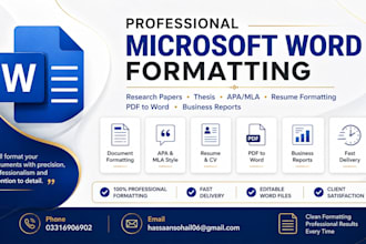 professionally format your word document in apa or mla style