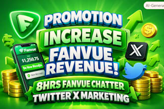 do fanvue promotion increase fanvue chatter, twitter x marketing