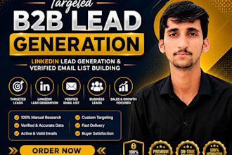 do linkedin lead generation,b2b lead, email list building