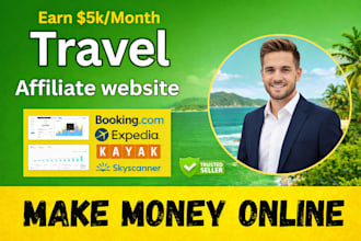 build automated travel affiliate marketing website with autoblog