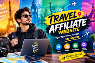build automated travel affiliate marketing website with autoblog